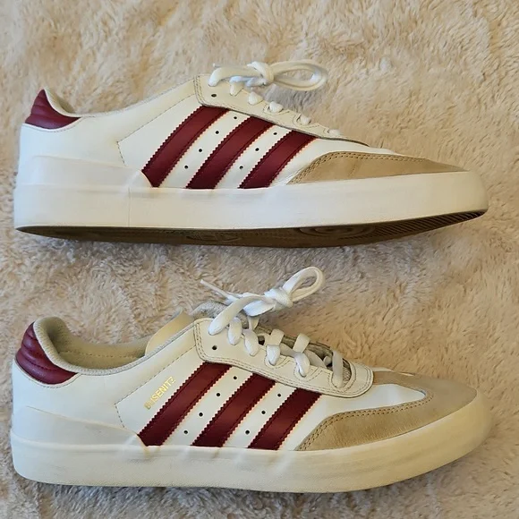 GUC Men's Adidas Busenitz White & Sneakers. Size 11. - Picture 2 of 9